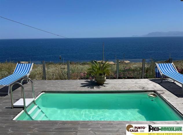 San Vito Lo Capo ,Villa esclusiva, fronte mare con piscina e 3 ettari di terreno - Foto 2