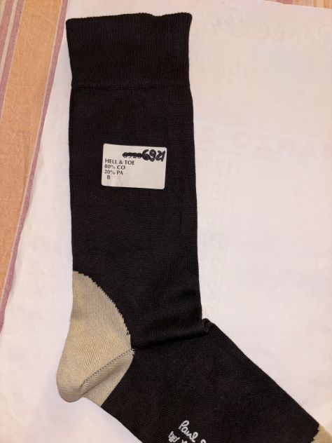 CALZE NUOVE LEGGERE IN COTONE DA UOMO FIRMATE ORIGINALI PAUL SMITH,MADE IN ITALY - Foto 3