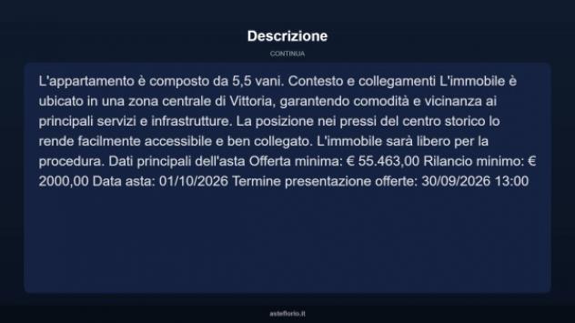 Immobile in asta di 196 m², box auto in vendita a Vittoria - Foto 4