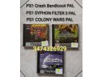 PS1 Crash Bandicoot  PAL PS1 SYPHON FILTER 3 PAL