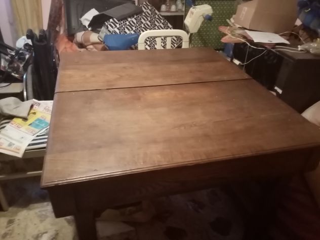 Tavolo allungabile fatto a mano Lungo cm 105 chiuso cm 205 aperto - Foto 4