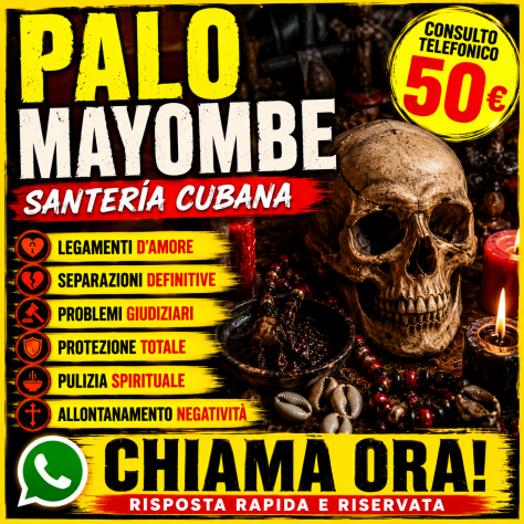 LEGAMENTI, SEPARAZIONE, RITUALI PALO MAYOMBE - Foto 2