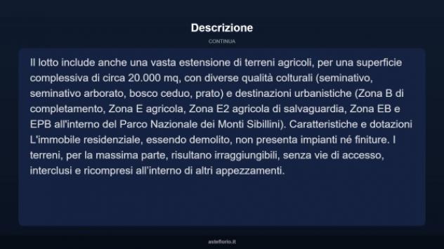 Immobile in asta di 87 m² in vendita a Castelsantangelo sul Nera - Foto 18