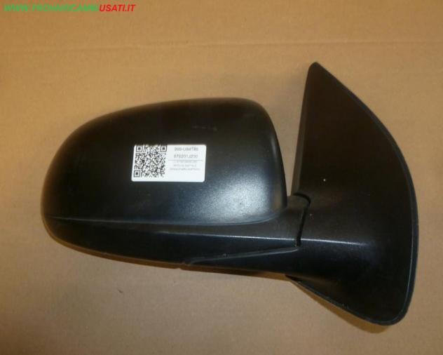 RETROVISORE EST. REGOLAZ. ELETTR. D. MANUALE NERO GOFFRATO 999-U64146 Vetri e Retrovisori  Cristalli  Retrovisori  Retrovisore HYUNDAI - i 20 - 2009