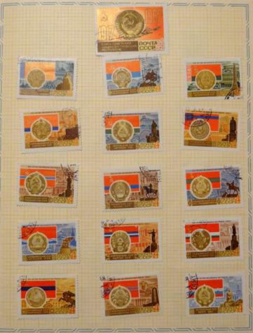 Folder francobolli CCCP 1968 RUSSIA - Foto 3