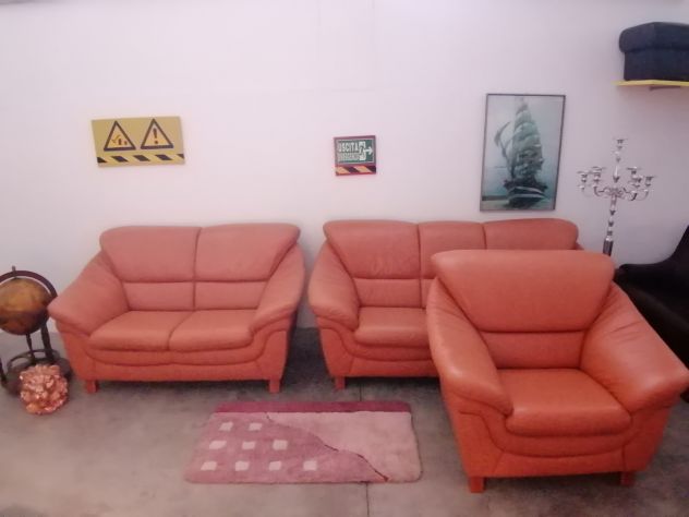 MERAVIGLIOSO SET DIVANI 321 in pelle ! CONSEGNA ! - Foto 2