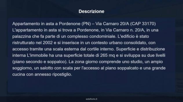 Immobile in asta di 265 m² in vendita a Pordenone - Foto 11