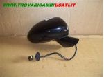 RETROVISORE EST. REGOLAZ. ELETTR. D. TUTTO NERO MET. 3 FILI NO VETRO OPEL C &hellip;