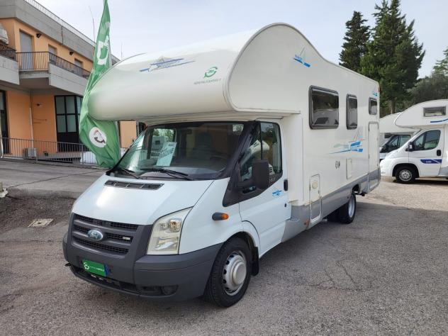CAMPER RIMOR FORD MANSARDATO GARAGE 6 POSTI MATRIMONIALE CLIMATIZZATORE FOTOVOLTAICO GENERALI USATI - Foto 3