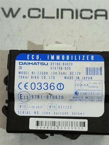 CENTRALINA ECU DAIHATSU Terios 2° Serie 89780-B4020 626798-000 3SZVE benzina 1495 (06) - Foto 2