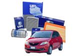 Kit Tagliando Ufi per Lancia Ypsilon Filtro Aria Olio e Abitacolo