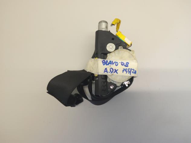 CINTURA DI SICUREZZA ANTERIORE DESTRA CON PRETENSIONATORE FIAT Bravo 2° Serie 33055166b (0710)