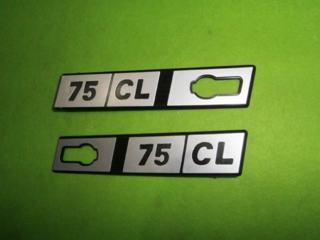 Scritte logo targhette Fiat ritmo 75 CL ''NUOVE'' - Foto 3