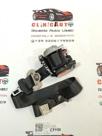 CINTURA DI SICUREZZA ANTERIORE DESTRA NISSAN Note 2° Serie 868843VV0B K9K608 (08) - Foto 3