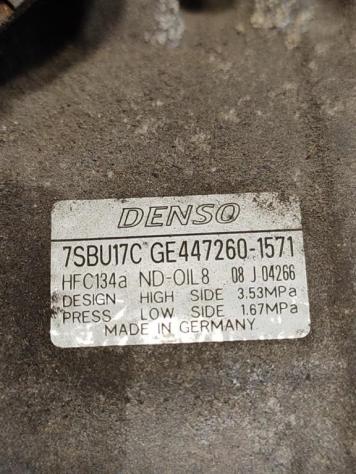 COMPRESSORE A/C BMW Serie 5 E60 6452 6946871 GE447260-1571 M57306D3 diesel 2993 (0310) - Foto 3