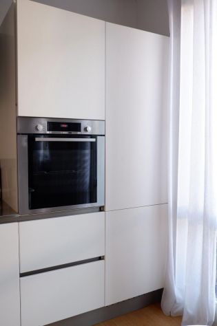 Cucina modulnova bianca con top in acciao 230x310 - Foto 6