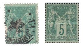 A126 - RARA VARITA' DI FRANCOBOLLI FRANCESI