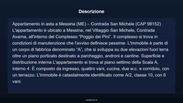 Immobile in asta di 90 m², box auto in vendita a Messina - Foto 3