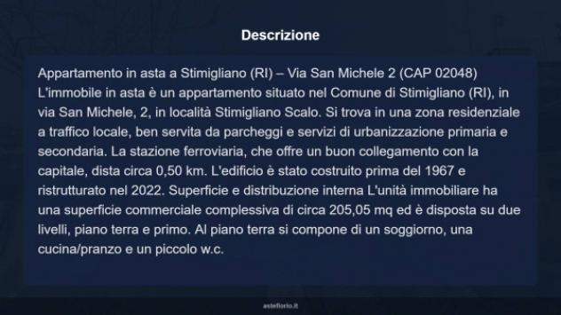 Immobile in asta di 205 m² con più di 5 locali in vendita a Stimigliano - Foto 10