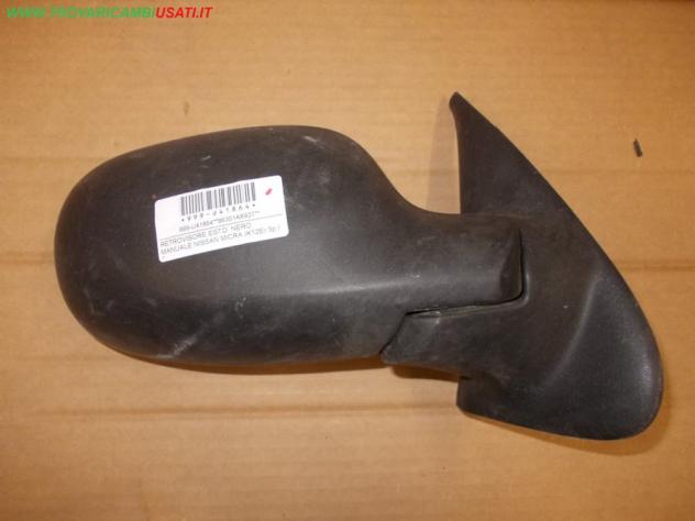 RETROVISORE EST.D. NERO MANUALE NISSAN MICRA (K12E) 3p / 5p  Vetri e Retrovisori  Cristalli  Retrovisori  Retrovisore NISSAN - MICRA 3p / 5p - 01-01-2