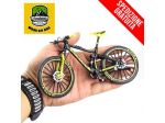 MINI BICICLETTA MODELLINO IN LEGA DIECAST METAL MOUNTAIN BIKE RACING