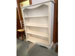 NUOVA LIBRERIA DI VERO LEGNO FINITURA BIANCO SHABBY