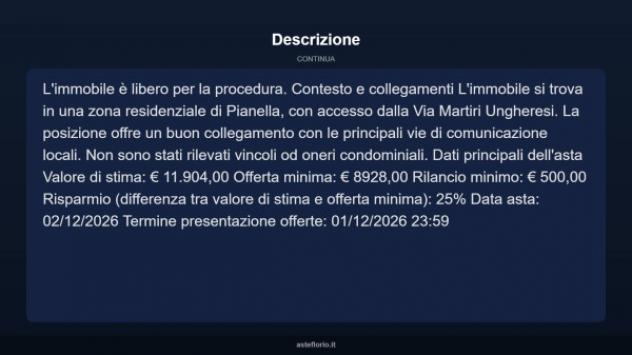 Immobile in asta di 21 m² in vendita a Pianella - Foto 6