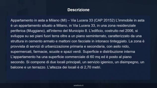 Immobile in asta di 57 m², box auto in vendita a Milano - Foto 10