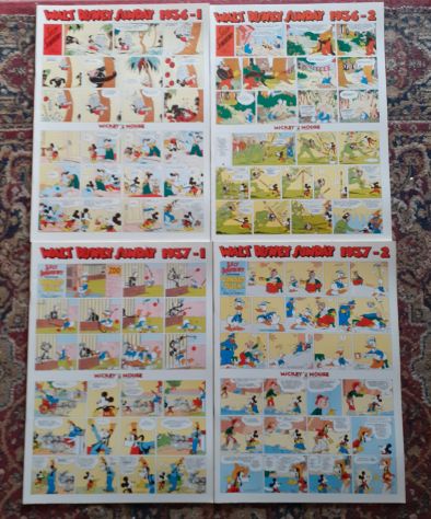 Walt Disney Sunday pages - Comic art collana Gertie daily 26 albi 1932 - 1944 - Foto 3