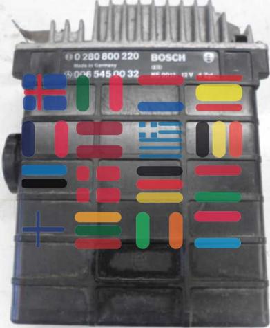 0280800220 0065450032 Mercedes 190 W201 centralina motore Bosch
