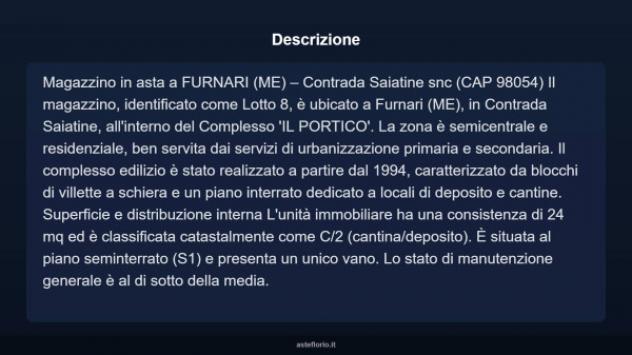 Immobile in asta di 24 m² in vendita a Furnari - Foto 4