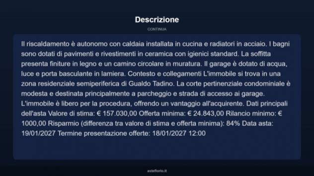 Immobile in asta di 155 m², box auto in vendita a Gualdo Tadino - Foto 17