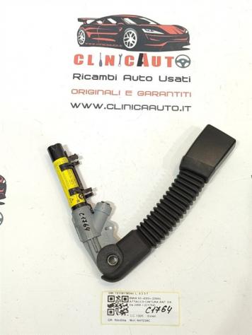 AGGANCIO CINTURA DI SICUREZZA ANT DX BMW X3 1° Serie 72119119540 33028130A N47D20C (0410) - Foto 2