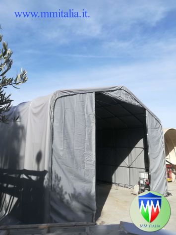 Tendoni Coperture in Pvc Ign.720 Deposito Industriale 8 x 20 x 4,0 mt. - Foto 8