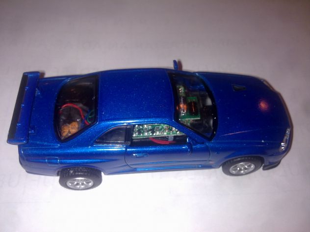 Modellino Mini-racer Nissan Skyline gt-r scala 1:32 vintage rara - Foto 2