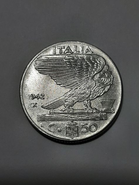 Moneta cent. 50 del 1942