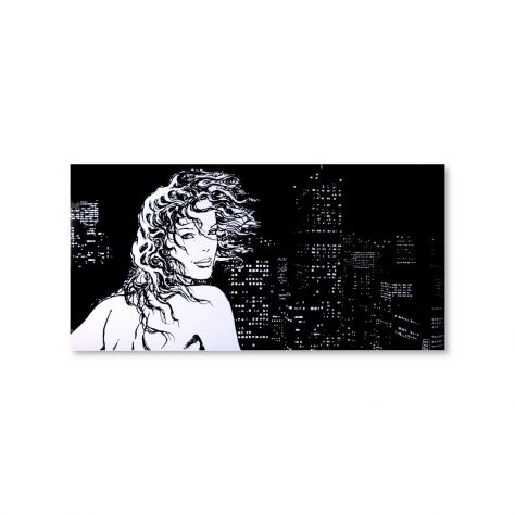 Quadro riproduzione dipinto Milo Manara - Foto 2