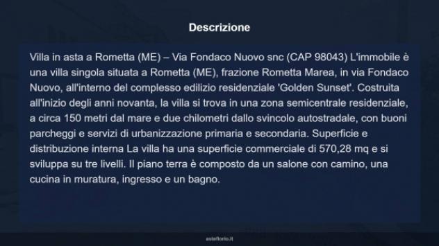 Immobile in asta di 570 m² con più di 5 locali e box auto in vendita a Rometta - Foto 5