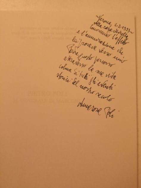 Libro "Pietro Poli - Il Generale di Marconi" del 1992 - Foto 2