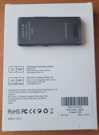 Lettore MP3 AiMoonsa con Bluetooth 5.2 128GB - Foto 4