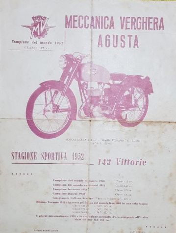 Moto d'epoca Meccanica Verghera Agusta