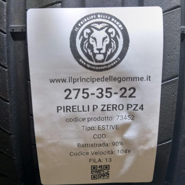 2 GOMME 275 35 22 PIRELLI A73452 - Foto 2