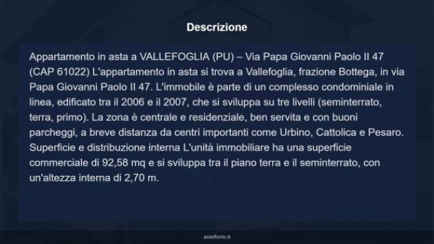 Immobile in asta di 92 m², box auto in vendita a Vallefoglia - Foto 16