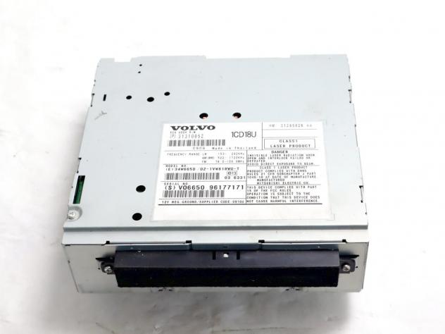 31310052 AUTORADIO VOLVO V50 SW 2.0 D 100KW 6M 5P (2009) RICAMBIO USATO (NON FORNIAMO CODICE AUTORADIO, MA SOLO NUMERO DI TELAIO VEICOLO)