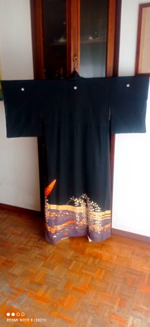Kimono vintage Kuro Tomesode - Foto 2