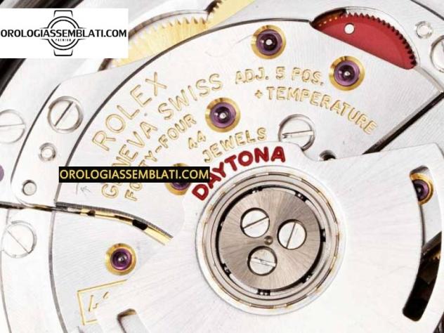 Rolex Replica DAYTONA 116506 CERAMICA MARRONE 1:1 BEST EDITION QUADRANTE BLU GHIACCIO INDICATORE IN CRISTALLO SUL BRACCIALE SS SA4130 - Foto 10