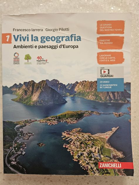 Testo scolastico Vivi la geografia, Vol. 1