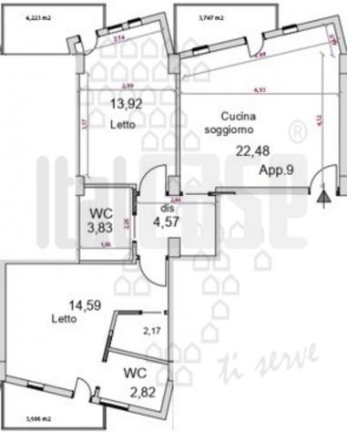 APPARTAMENTO di 3 vani e di 65 mq (MESSINA) rif. 2VS17714 - Foto 5