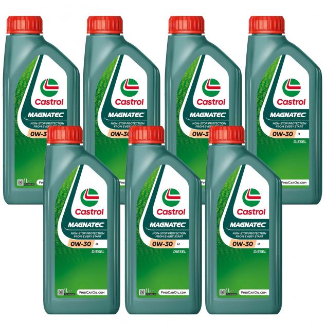Olio motore Castrol Magnatec D 0w30 Start-Stop 7 Litri
