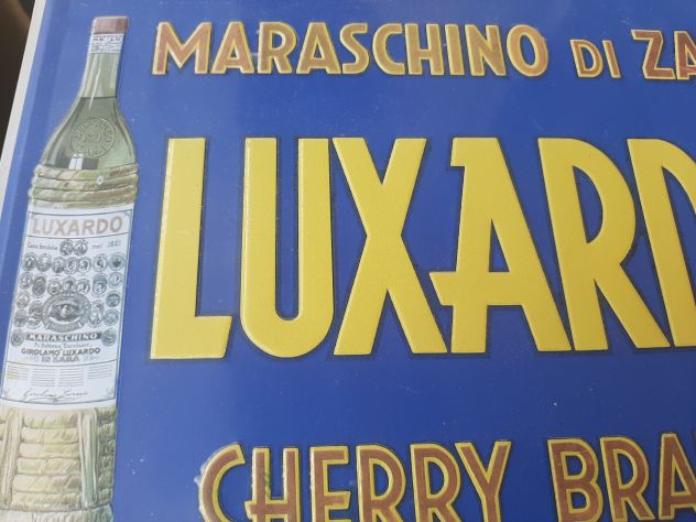 INSEGNA LUXARDO MARASCHINO DI ZARA  TARGA IN RILIEVO - Foto 2